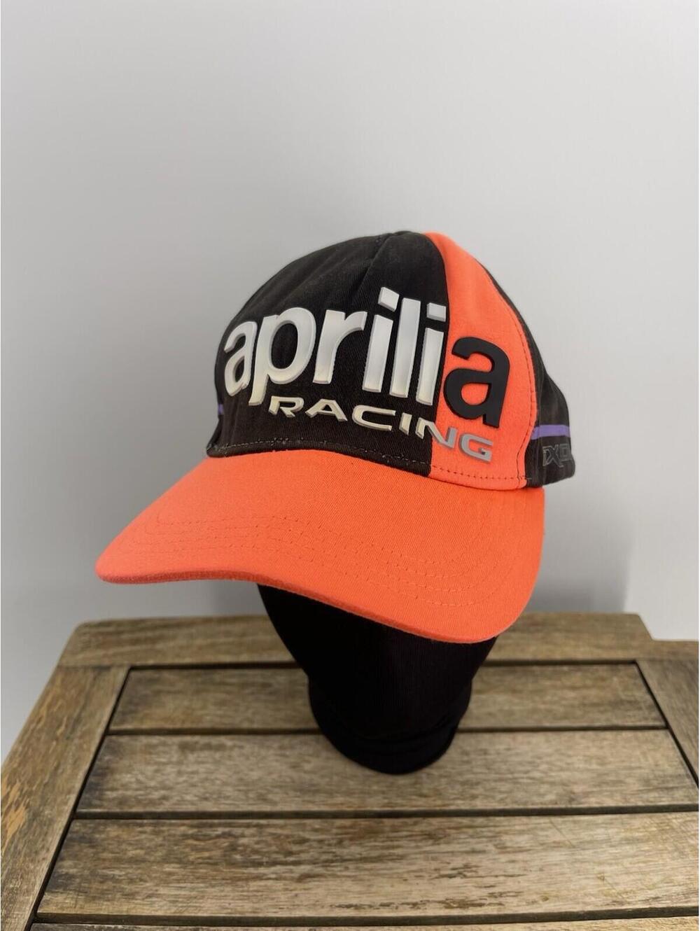 Aprilia Racing Team Black Orange Motorsport Hat Ixon